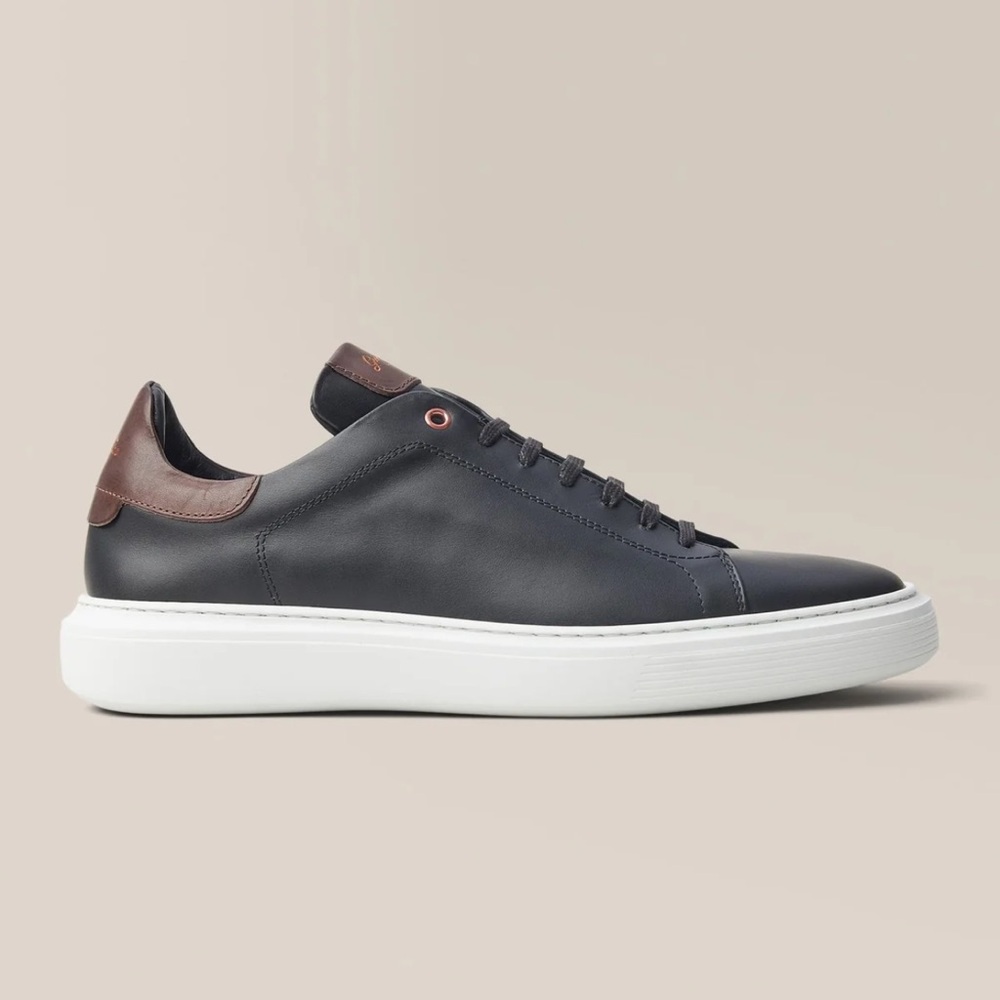 Good Man Brand Black and White Sneakers Sleek Minimalist Design